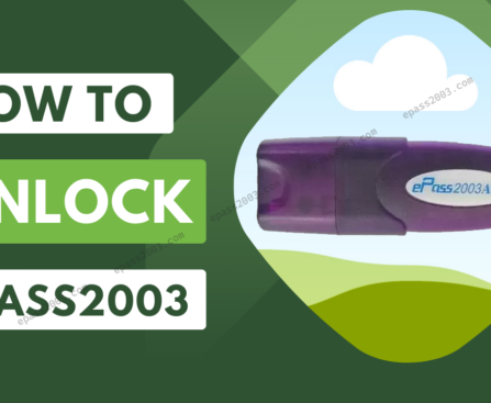 Unlock ePass2003Auto USB Token using SO Pin