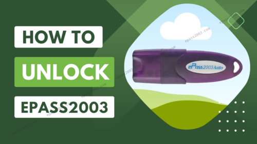 How to Unlock ePass2003Auto USB Token